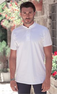POLO UOMO CON COLLO COREANO